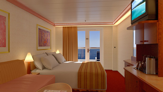 Balcony: Decks 4 and 5