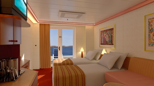 Balcony: Decks 7 and 8