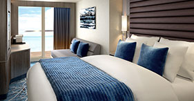 Mid-Ship Mini-Suite with Balcony: MA
